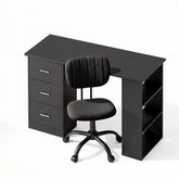 Artiss Office Desk & Chair Set 120cm Computer Desk with 3 Drawers & Open
