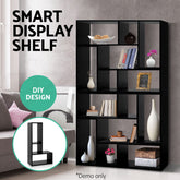Artiss Bookshelf L Shape DIY - Black