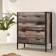 Artiss 4 Chest of Drawers - BARNLY