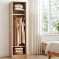 Artiss Wardrobe Clothes Closet Storage Organizer Shelf Pine