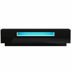 Artiss TV Unit Entertainment Unit Storage Drawer RGB LED 180cm Black