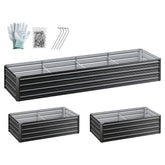 Green Fingers 2-in-1 Raised Garden Bed Kit 45cm Professional Depth Ergonomic