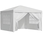 Instahut Gazebo 3x3 Pop Up Marquee Folding Tent Wedding Gazebos Camping Outdoor Canopy White