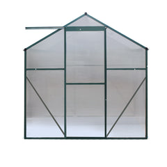 Green Fingers Greenhouse 1.9x1.9x1.83M Aluminium Polycarbonate Green House Garden Shed