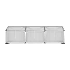 Green Fingers Greenhouse 180x50x50CM Cold Frame Plant Grow Free Delivery