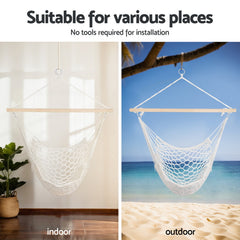 Gardeon Hammock Hanging Chair with Heavy Duty Steel Stand