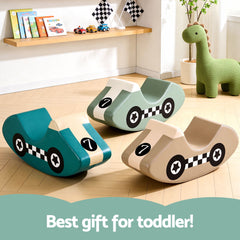 Keezi Kids Climbing Blocks 3 Piece Foam Toddler Playset Soft Indoor Climbing Toy Rocker