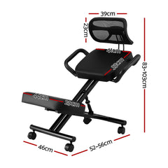 Artiss Kneeling Chair Ergonomic Office Home Knee Seat Posture Back Stretch Rest