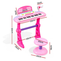 Keezi Kids Piano Keyboard 37 Keys Electronic Free Delivery