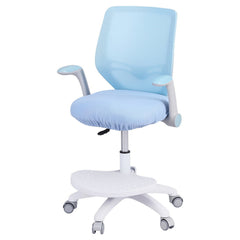 Keezi Kids Ergonomic Study Chair Adjustable w/Wheels Footrest Blue