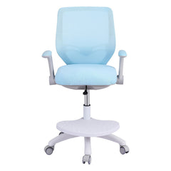 Keezi Kids Ergonomic Study Chair Adjustable w/Wheels Footrest Blue