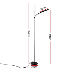 Artiss LED Floor Lamp with Remote Control & 4 Color Temperature Reading Living