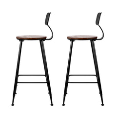 Artiss Set of 4 Bar Stools Vintage Metal Chairs