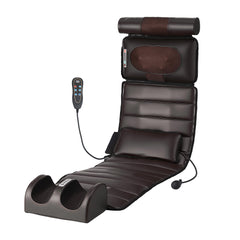 Livemor Massage Mat Kneading Neck Foot Massager Heated Vibration Airbag Mattress - Free Delivery