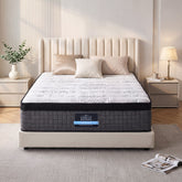 Giselle Bedding 34cm Mattress 9 Zone Latex Foam King
