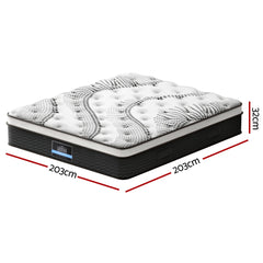 Giselle Bedding 32cm Mattress Euro Top Super King