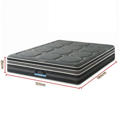 Giselle Mattress 35cm Hybrid Pocket Spring Euro Top Double
