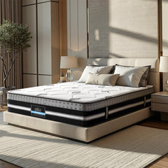 Giselle Bedding Double Mattress 35cm Bed in a Box Pocket Spring Gel Memory Foam