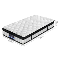 Giselle Bedding 31cm Mattress Euro Top Single