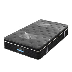 Giselle Bedding King Single Mattress 35cm Euro Top with Graphene Cooling Comfort Medium Firm