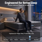 Giselle 30cm Double Mattress with Edge Support and 5-Zone Comfort