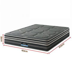 Giselle Mattress 35cm Hybrid Pocket Spring Euro Top King