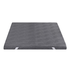 Giselle 8cm Memory Foam Mattress Topper Gel Dual Layer Foam Bamboo Queen