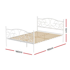 Artiss Bed Frame Double Size Metal Bed Frame GROA