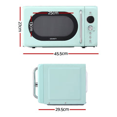 Devanti 20L Microwave Oven 700W Green