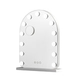 Embellir Makeup Mirror 40x50cm Dressing Vanity LED Bulb Light with 5x Magnification White Arch
