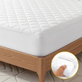 Giselle Waterproof Mattress Protector 100% Cotton Quilted Fitted Cover King Single - Free Delivery