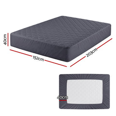 Giselle Bedding Water-Resistant Mattress Protector Microfiber 360° Free