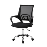 Artiss Mesh Office Chair Mid Back Black
