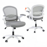 Artiss Mesh Office Chair Mid Back Grey
