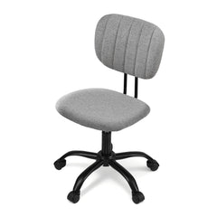 Artiss Armless Office Chair with Wheels, Ergonomic 360° Swivel Home Office Desk