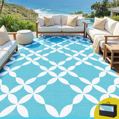 Gardeon Outdoor Rugs 274x366cm Large Carpet Reversible Free Delivery