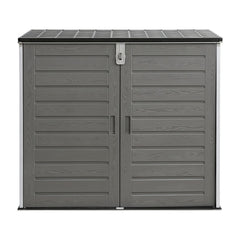 Gardeon Outdoor Storage Box 1170L Container Lockable Cabinet Tool Organizer Shed Grey