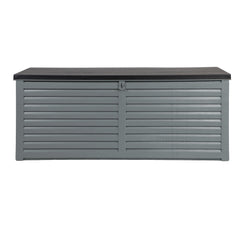 Gardeon Outdoor Storage Box 390L Container Lockable Garden Bench Tools Toy Shed