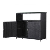 Gardeon Outdoor Storage Cabinet Box Garage Wicker Shed Tools Shelf Chest Garden