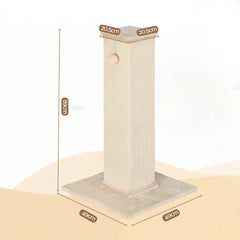 i.Pet Cat Tree 89cm Scratching Post Tower Scratcher Wood Condo Bed House Trees Beige