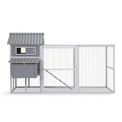 i.Pet Chicken Coop Rabbit Hutch Extra Large Wooden Run Bunny Cage Poultry House Outdoor