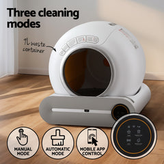 i.Pet Automatic Cat Litter Box Self-Cleaning Large Smart Cat Litter Box Toilet