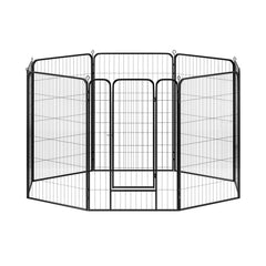 i.Pet Pet Dog Playpen 48" Enclosure 8 Panel Cage Kennel Puppy Fence Play Pen