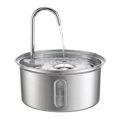 i.Pet 3.2L Cat Water Fountain Pet Feeder Dog Drinking Dispenser 304 Stainless