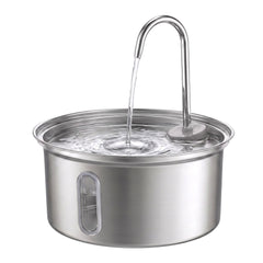 i.Pet 3.2L Cat Water Fountain Pet Feeder Dog Drinking Dispenser 304 Stainless
