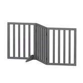 i.Pet Dog Gate Playpen Enclosure 3 Panels Pet Door Fence Wooden Play Pen Stair