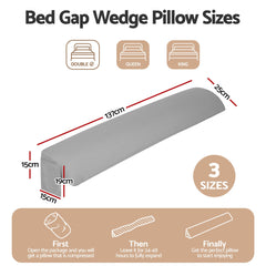 Giselle Double Bed Wedge Pillow For Headboard, Close Gap And Stop Pillows