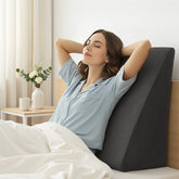 Giselle Bedding Wedge Pillow Grey Free Delivery