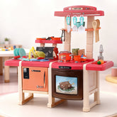 Keezi Kids Kitchen Pretend Play Set Cooking Free Delivery