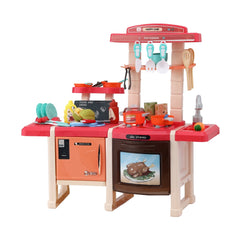 Keezi Kids Kitchen Pretend Play Set Cooking Free Delivery